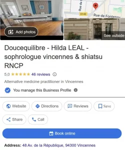 doucequilibre Hilda Leal Sophrologue et shiatsu